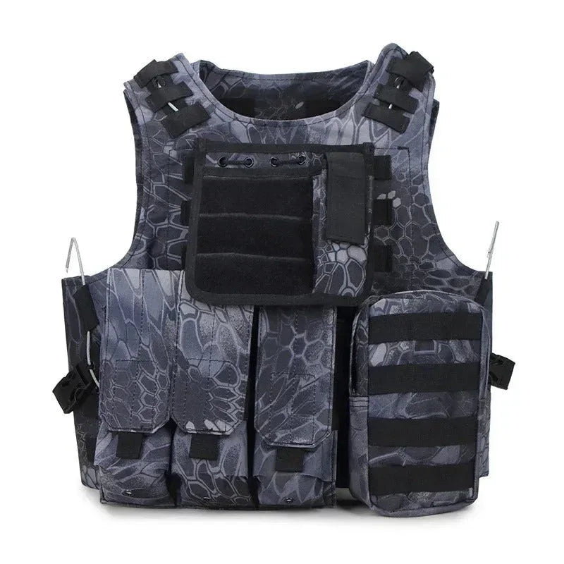 Black python Military Tactical Vest for Outdoor Adventures Military-Outdoors.com