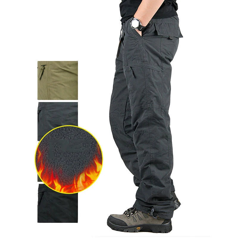 Gray Winter Fleece Military Pants - Durable Tactical Wear Military-Outdoors.com