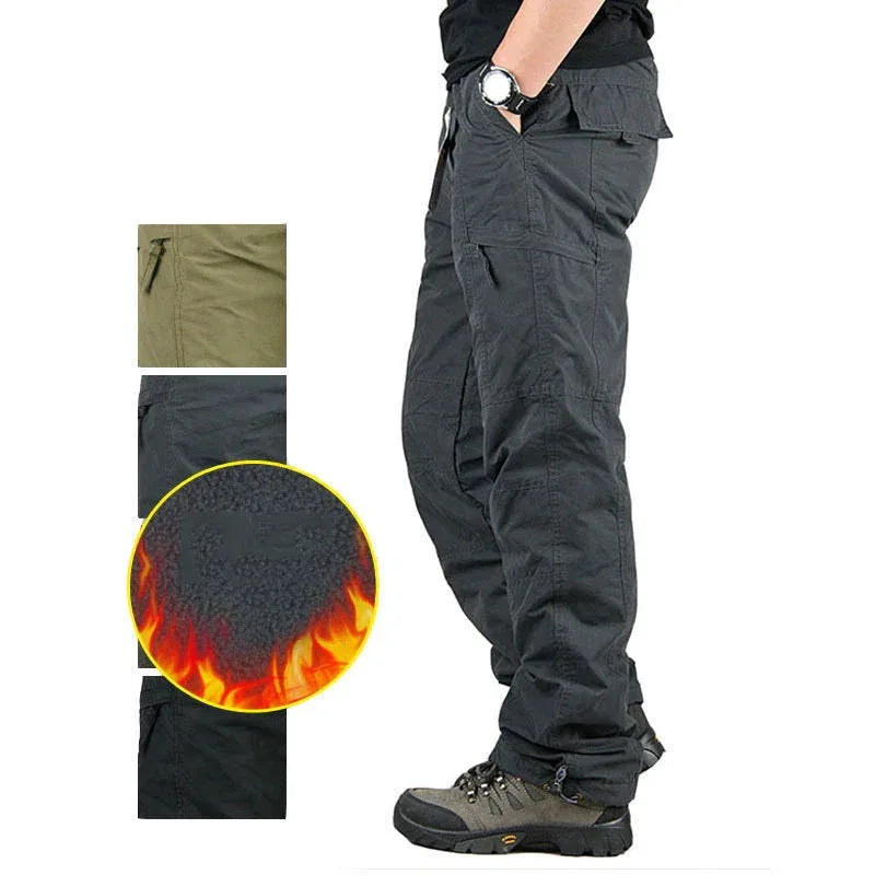 Gray Winter Fleece Military Pants - Durable Tactical Wear Military-Outdoors.com