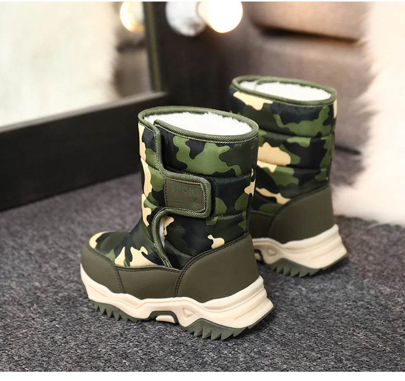 Military-Outdoors.com Children Camouflage Snow Boots - Military-Outdoors.com
