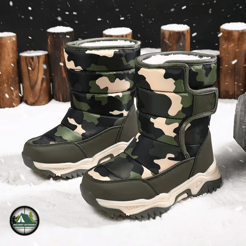 Military-Outdoors.com Children Camouflage Snow Boots - Military-Outdoors.com