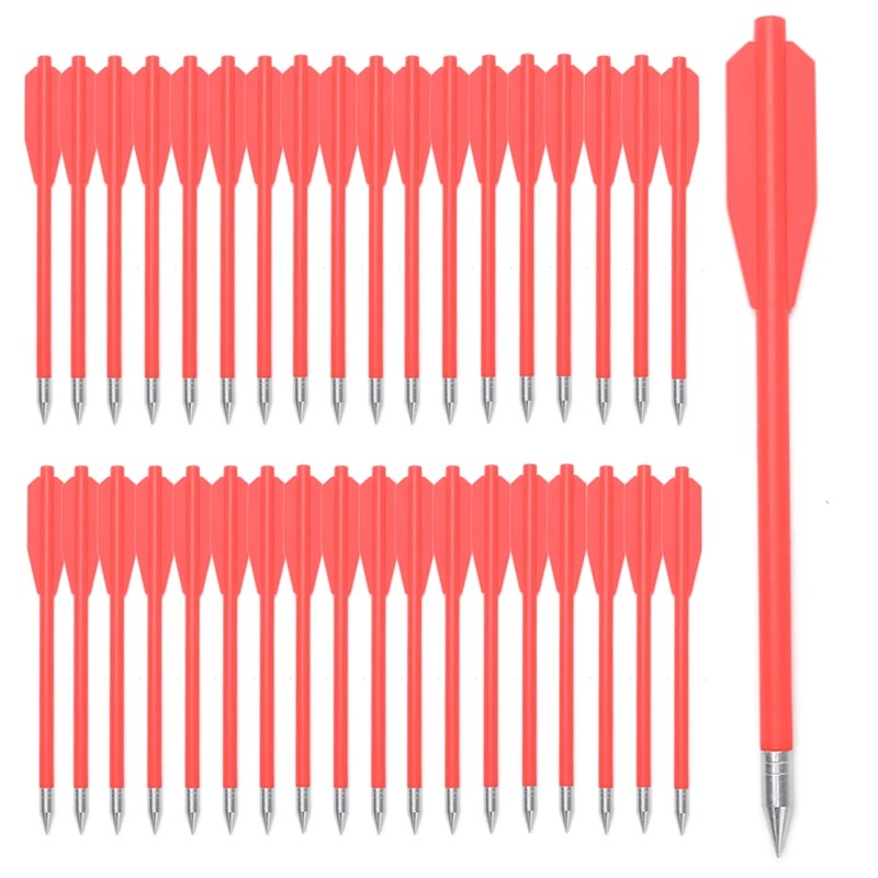 Set of red mini crossbow bolts for superior accuracy and performance