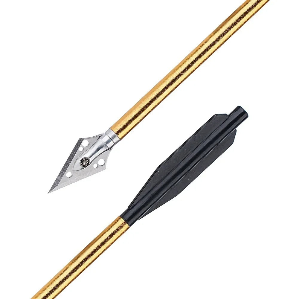 Mini crossbow bolts set with sharp tip and black fletching for accurate shooting
