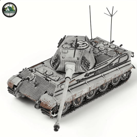 German Tiger II model kit with intricate details for model enthusiasts