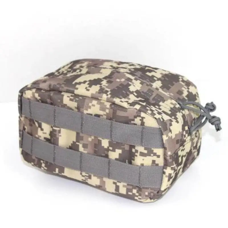 Molle Waist pouch in digital camo for tactical storage and gear organization