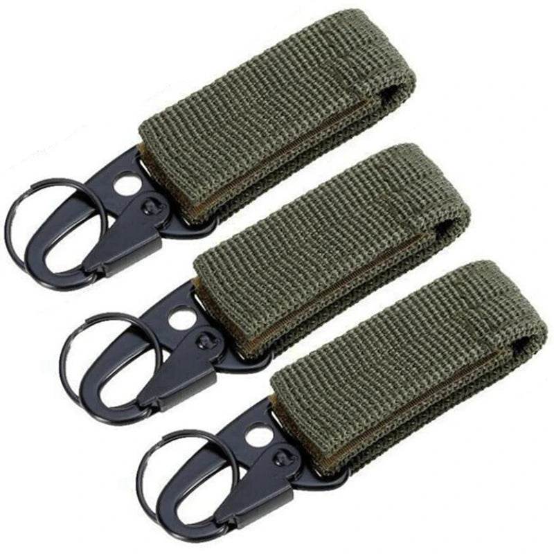 Molle Waist pouch in green with durable clips for outdoor gear attachment
