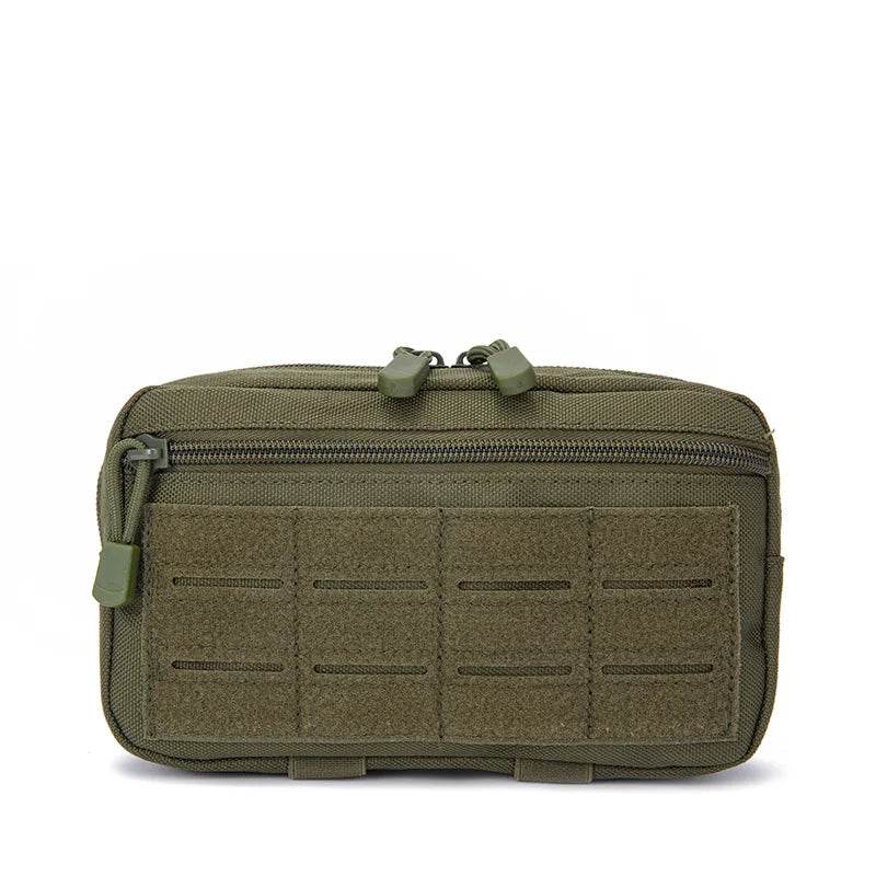 Molle Waist pouch in olive green for military gear organization