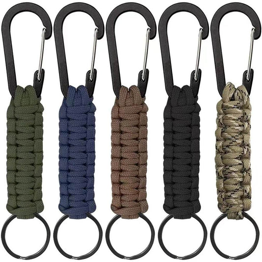 1PC Outdoor Survival Kit Parachute Cord Keychain - Military-Outdoors.com