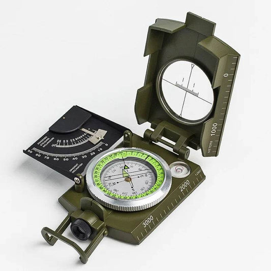 Multifunctional All Metal Military Compass - Military-Outdoors.com
