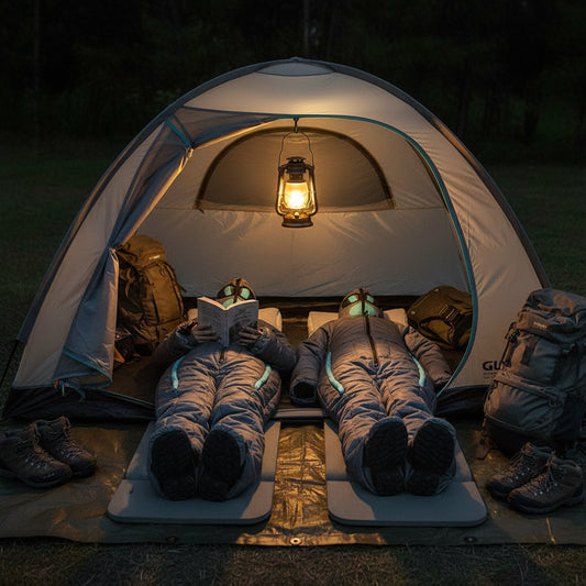 Military-Outdoors.com winter sleeping bag in gray for camping comfort