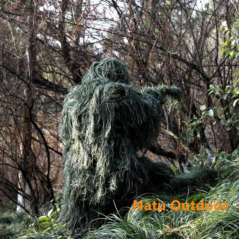 Adult and Kids Tactical Camouflage Ghillie Suit - Military-Outdoors.com