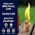Natural Fire Starters - 30/60/100 pcs Camping Fire Cubes