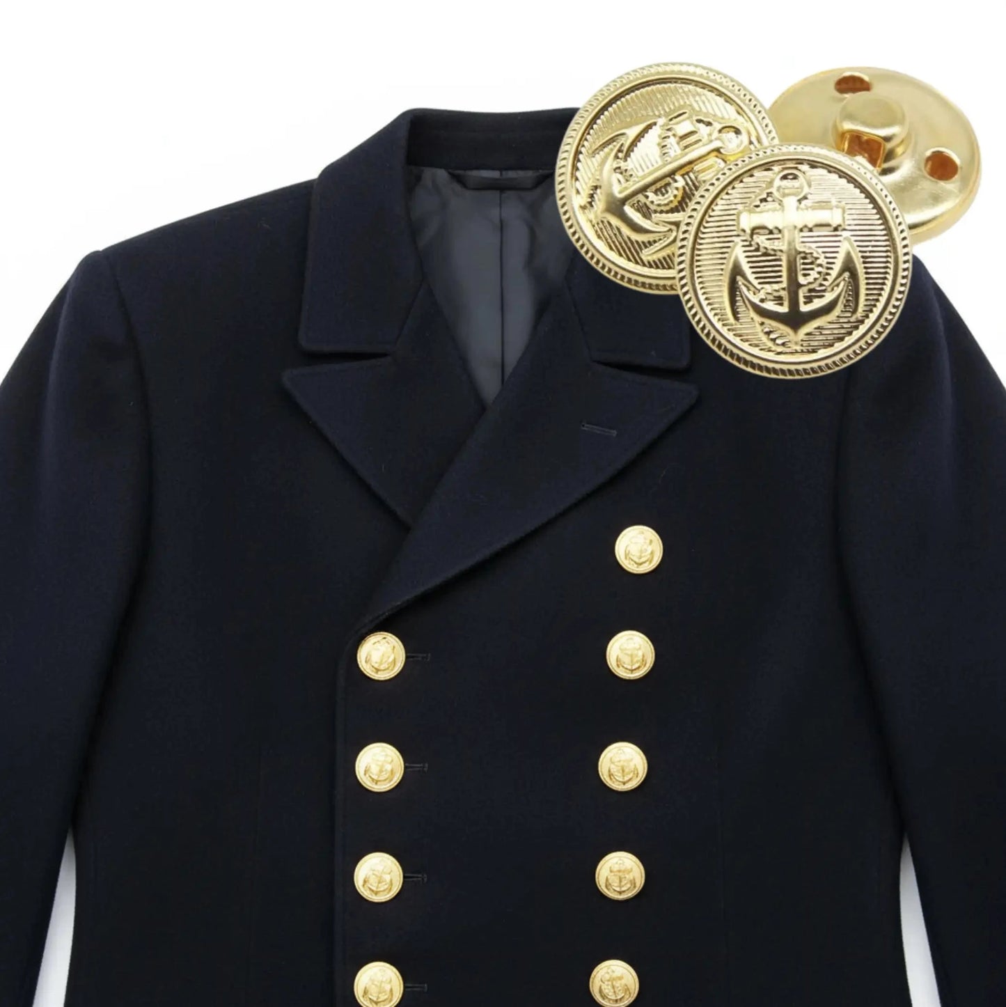 10 pcs WWII German Kriegsmarine Navy Tunic Buttons Military-Outdoors