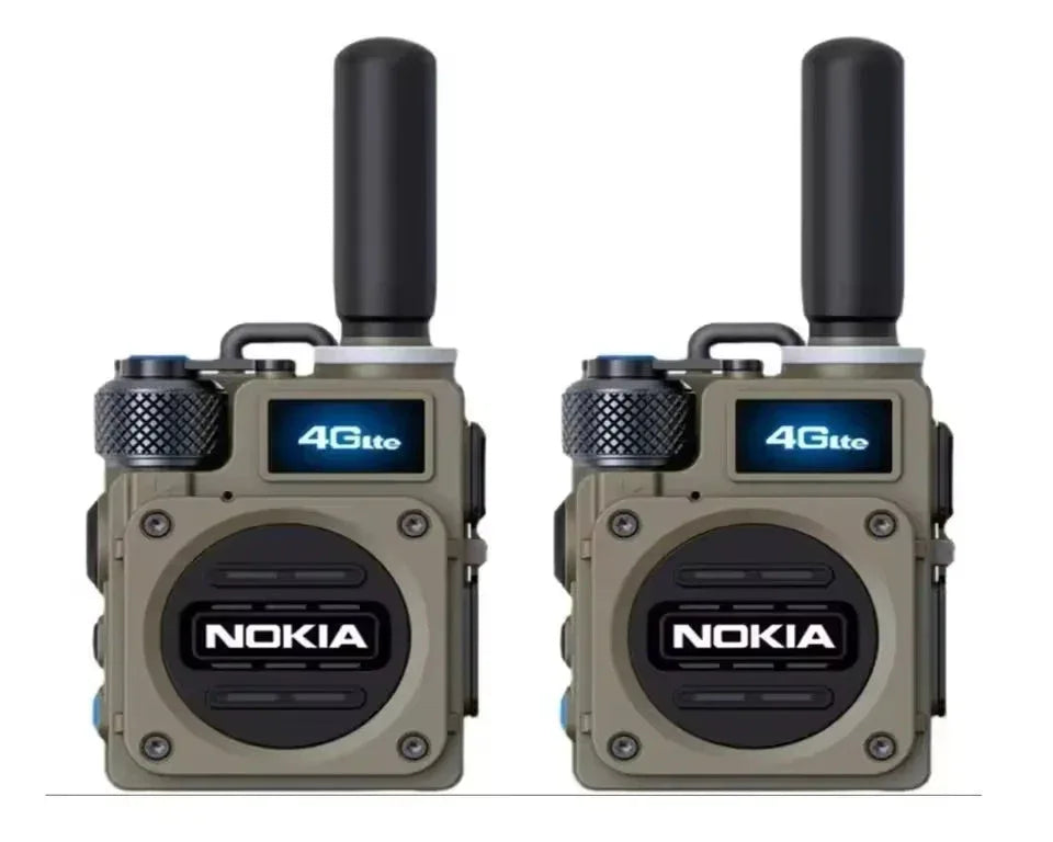 NOKIA 4G LTE Two-Way Radio compact design with sturdy antenna for reliable communication