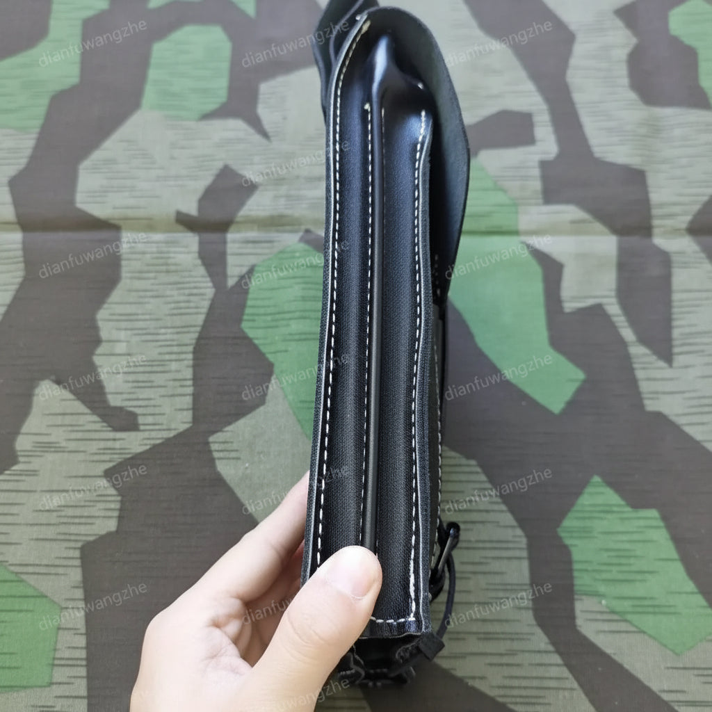 Officer map case replica in black for military use and organization