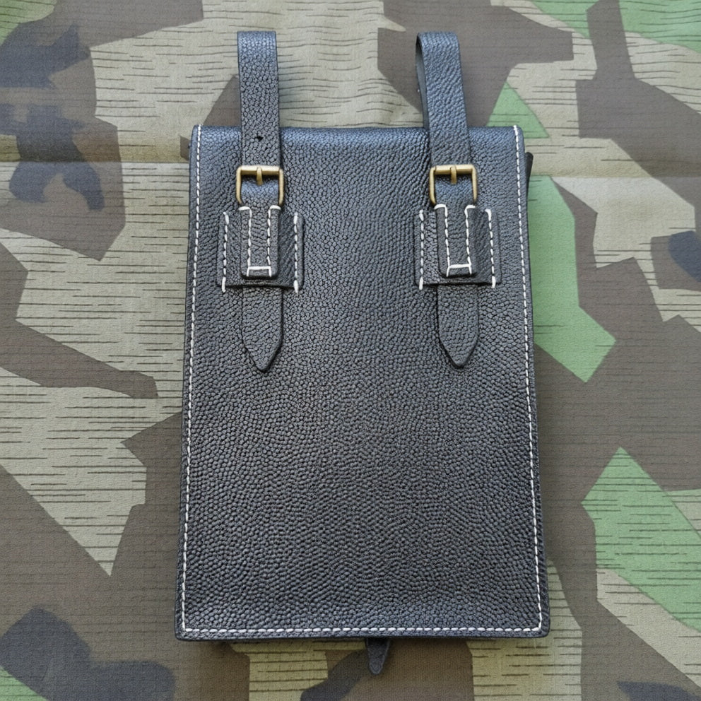 Officer map case replica in black, perfect for military use.
