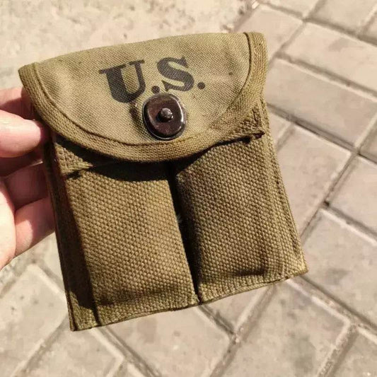 MILITARY SURPLUS: ORIGINAL WWII US Army M1 M2 Carabine Magazine Pouch Hi-Q1943 - Military-Outdoors.com