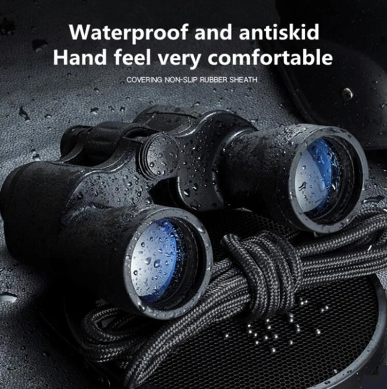 Military-Outdoors Waterproof Outdoor Binocular with Antiskid Grip for Comfortable Viewing