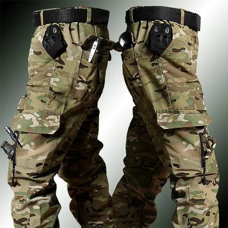 Military camouflage outdoor camouflage suit with tactical pockets for outdoor activities
