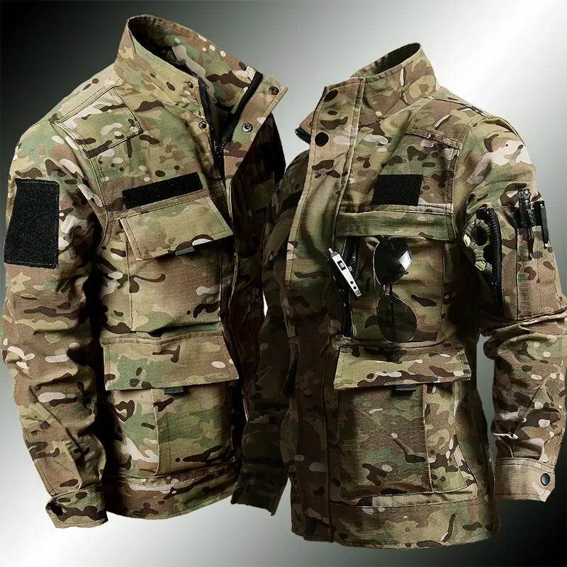 Military-Outdoors outdoor camouflage suit in green for tactical outdoor activities