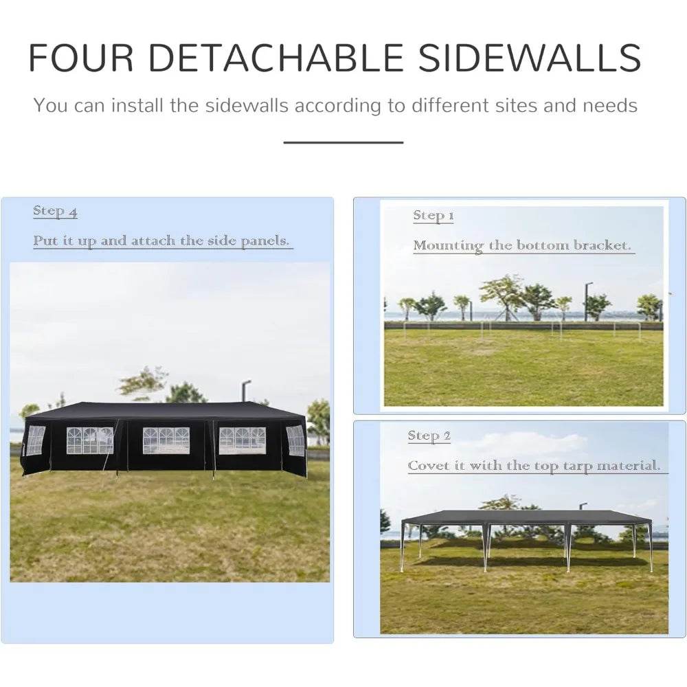 Outdoor Canteen Tent with Removable Sidewalls - Military-Outdoors.com
