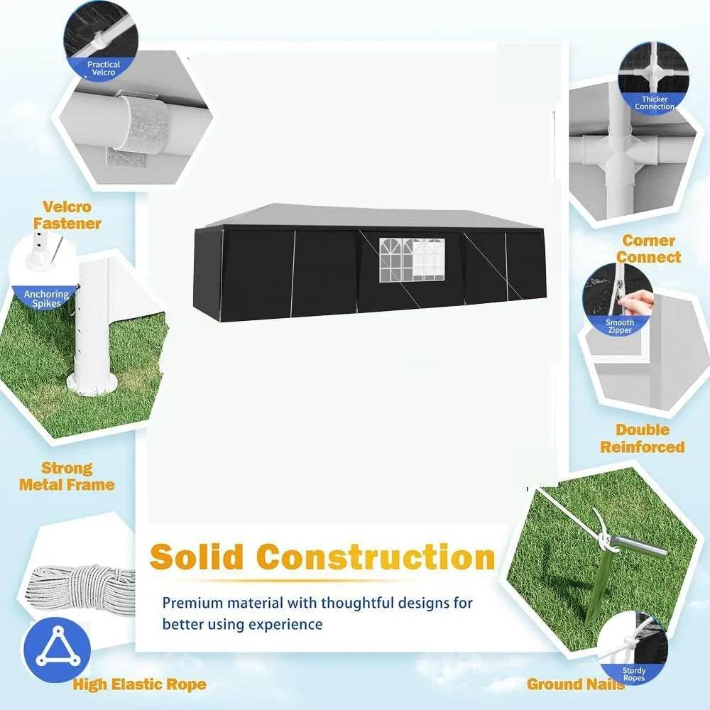 Outdoor Canteen Tent with Removable Sidewalls - Military-Outdoors.com