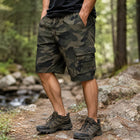 Outdoor Cargo Shorts - Elastic Waist Summer Utility Shorts
