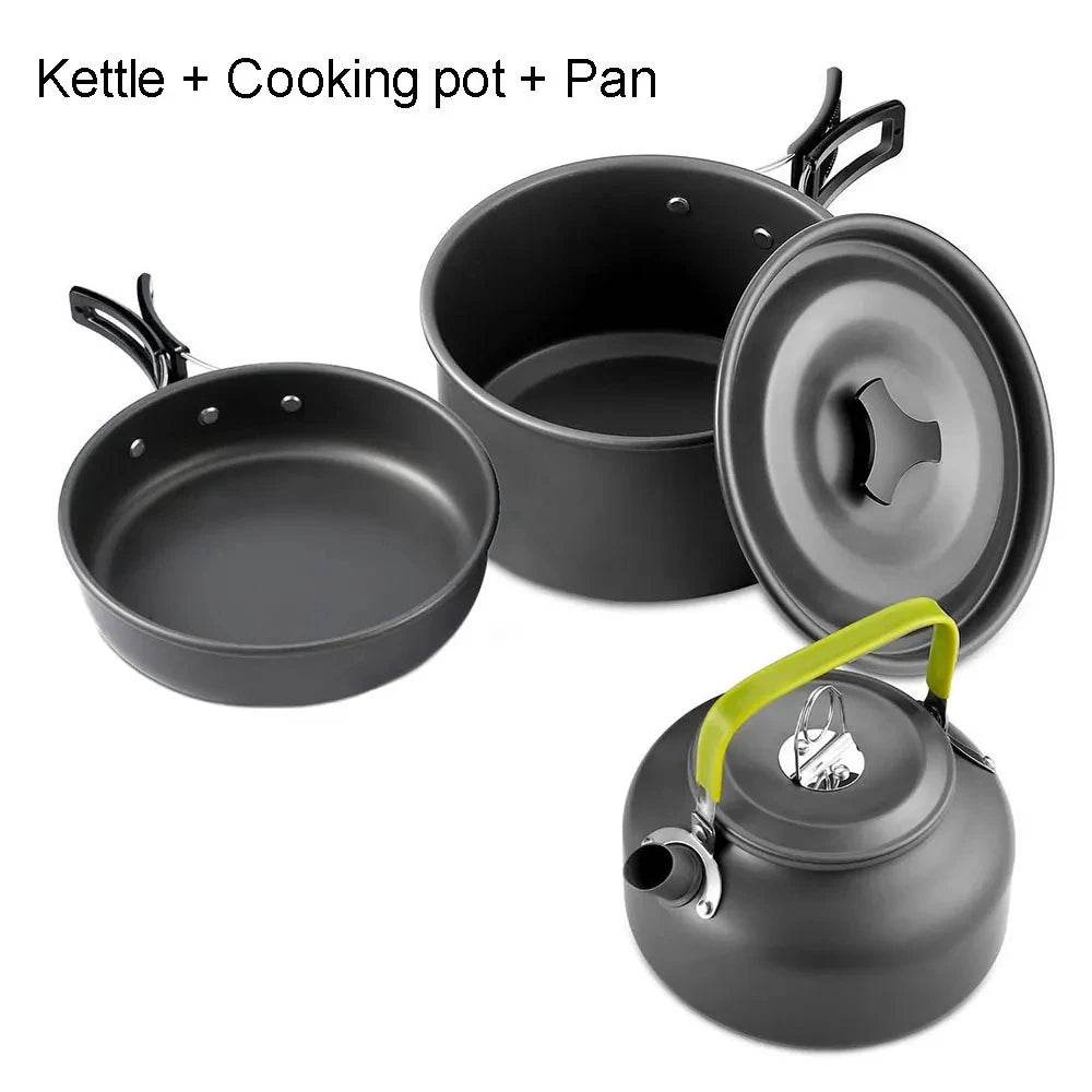 Military-Outdoors Outdoor Cooking Set for 2-3 People - Military-Outdoors.com