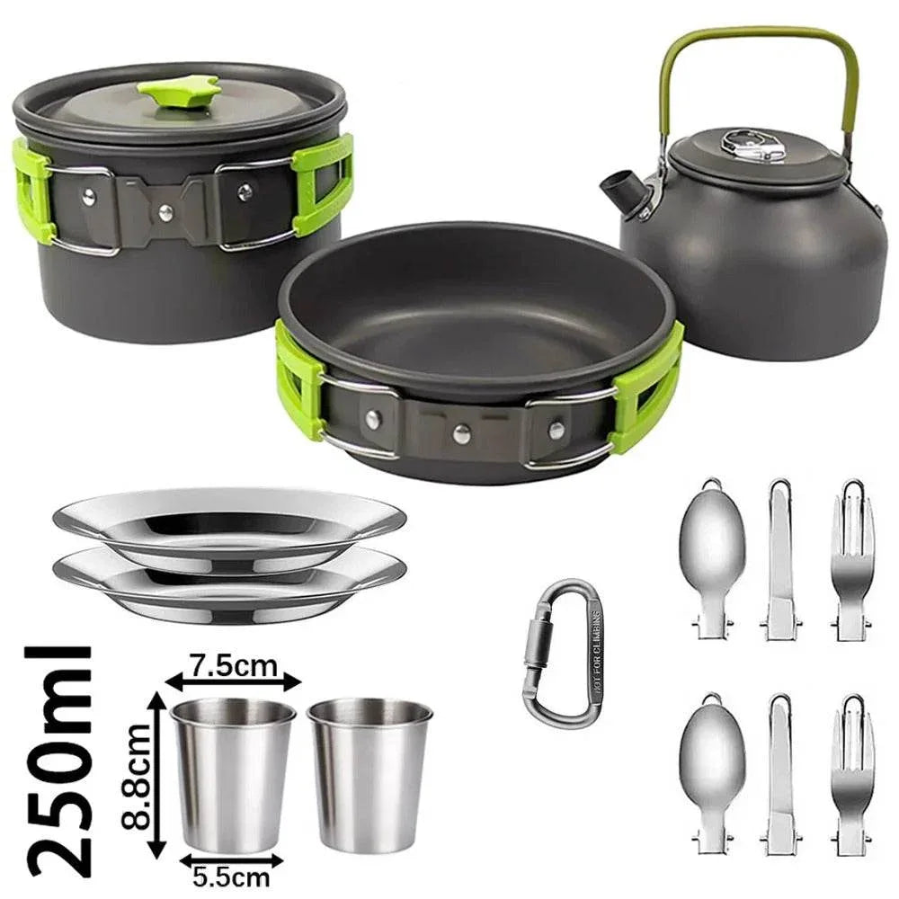 Military-Outdoors Outdoor Cooking Set for 2-3 People - Military-Outdoors.com