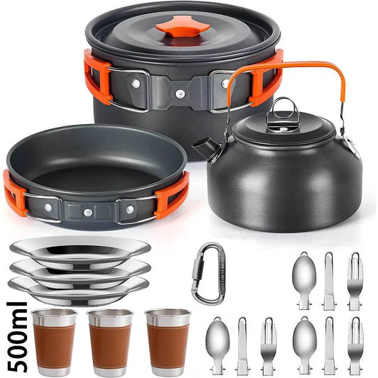 Military-Outdoors Outdoor Cooking Set for 2-3 People - Military-Outdoors.com