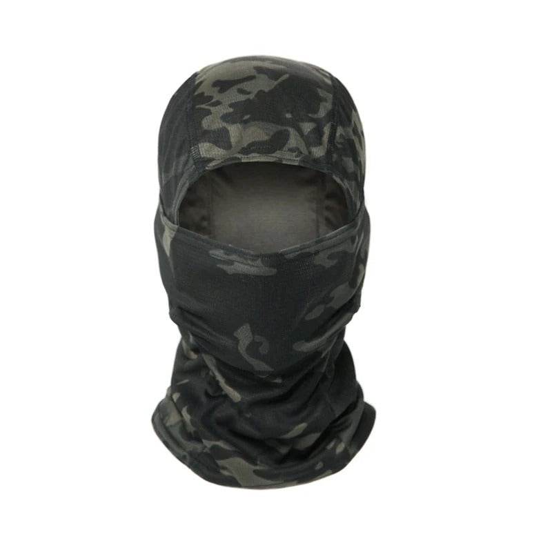Camouflage outdoor face mask for versatile outdoor activities