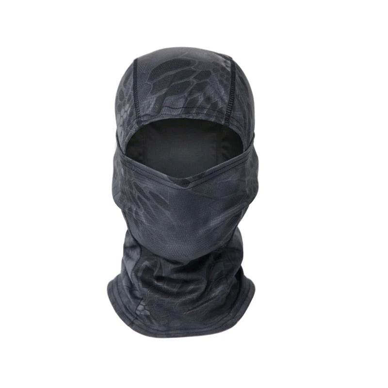 Military camouflage outdoor face mask for cold weather protection