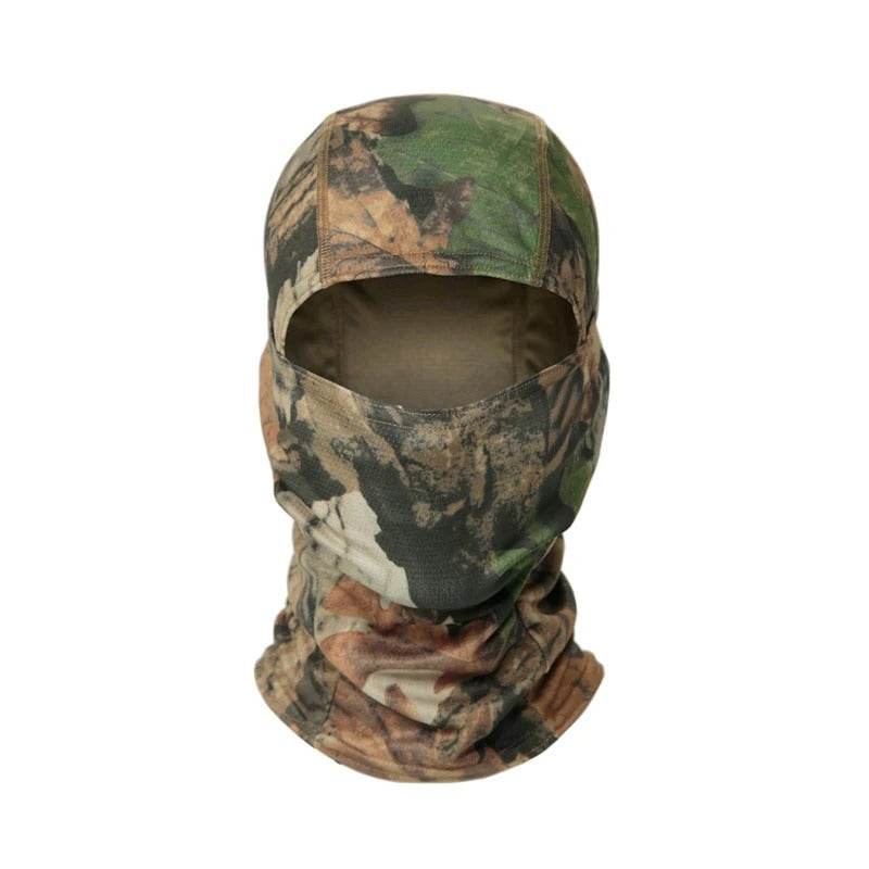 Camo outdoor face mask for hunting and outdoor activities
