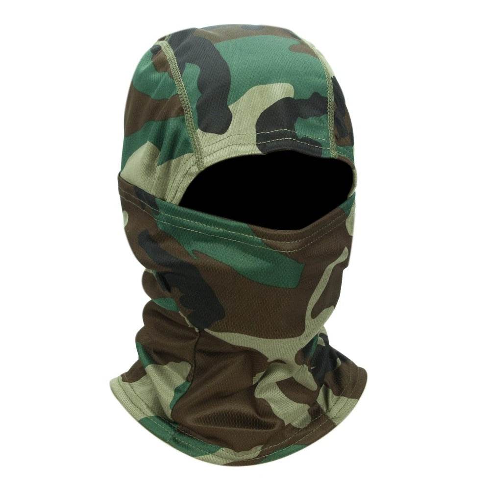 Camo Outdoor Face Mask for Tactical Use in Various Environments