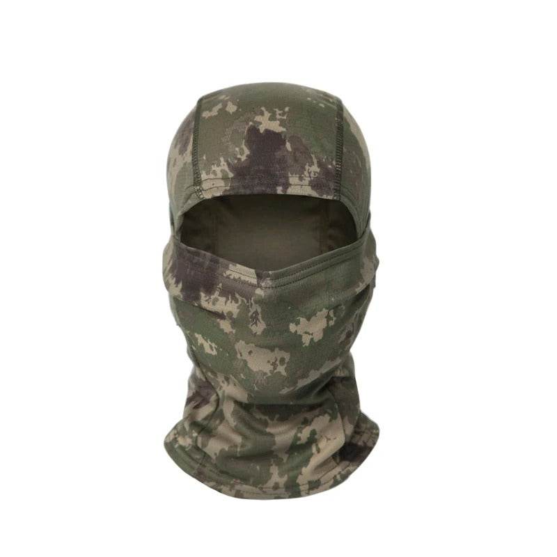 Camo Outdoor Face Mask for Stealth in Military Activities