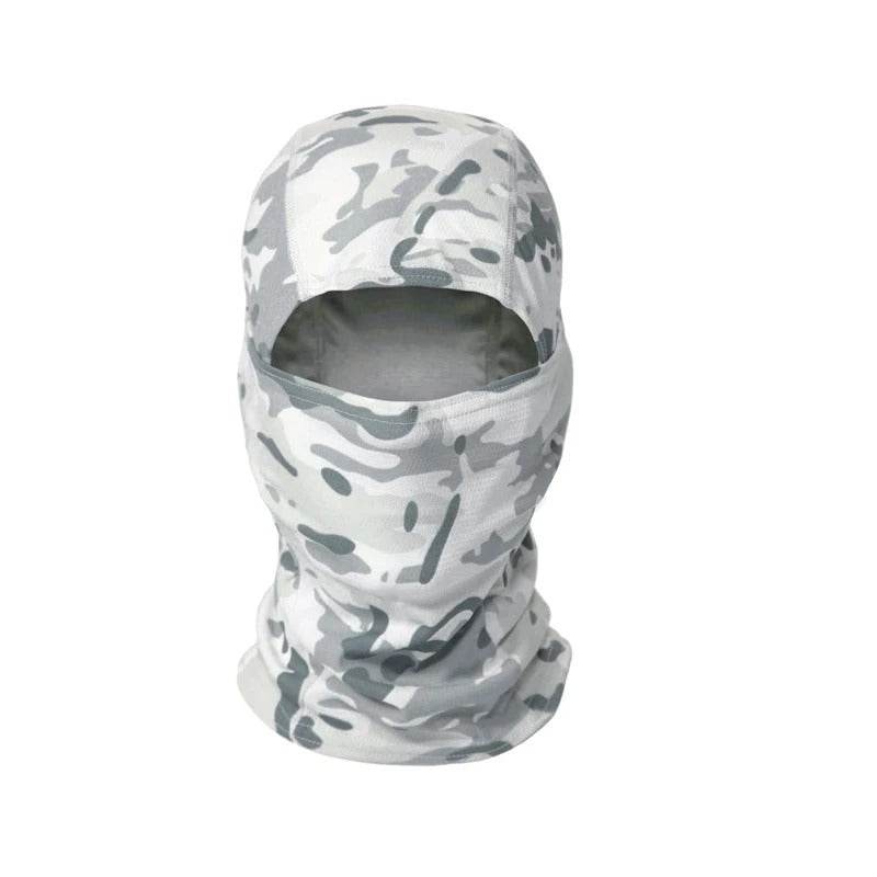 Camo outdoor face mask for outdoor activities and protection