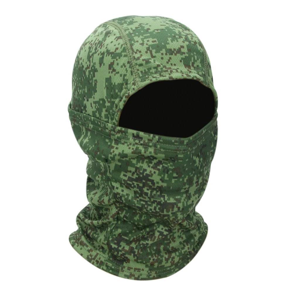 Military Green Outdoor Face Mask for Protection in Harsh Weather