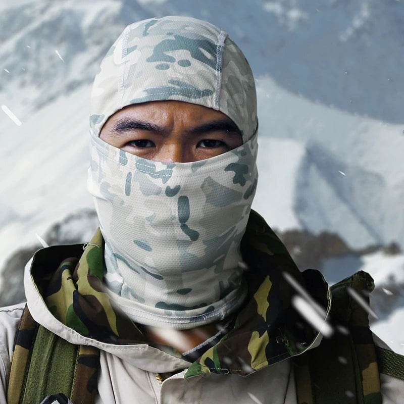 Camo Outdoor Face Mask for All-Weather Protection in Outdoor Activities