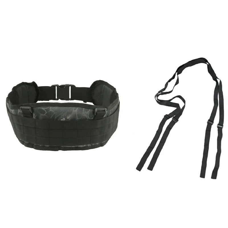 Military-Outdoors Tactical Belt in Black for outdoor gear belt applications