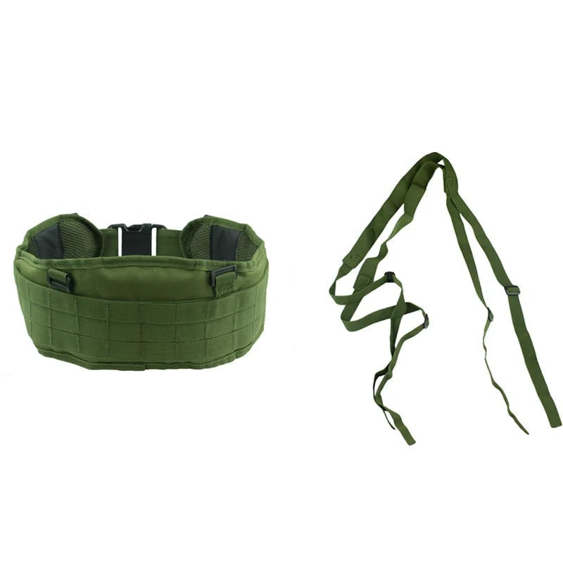 Military-Outdoors Tactical Belt in Olive Green for outdoor gear belt use