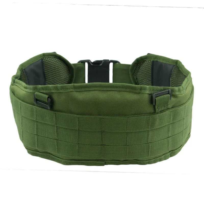 Military-Outdoors Tactical Belt in Green, ideal outdoor gear belt for rugged adventures