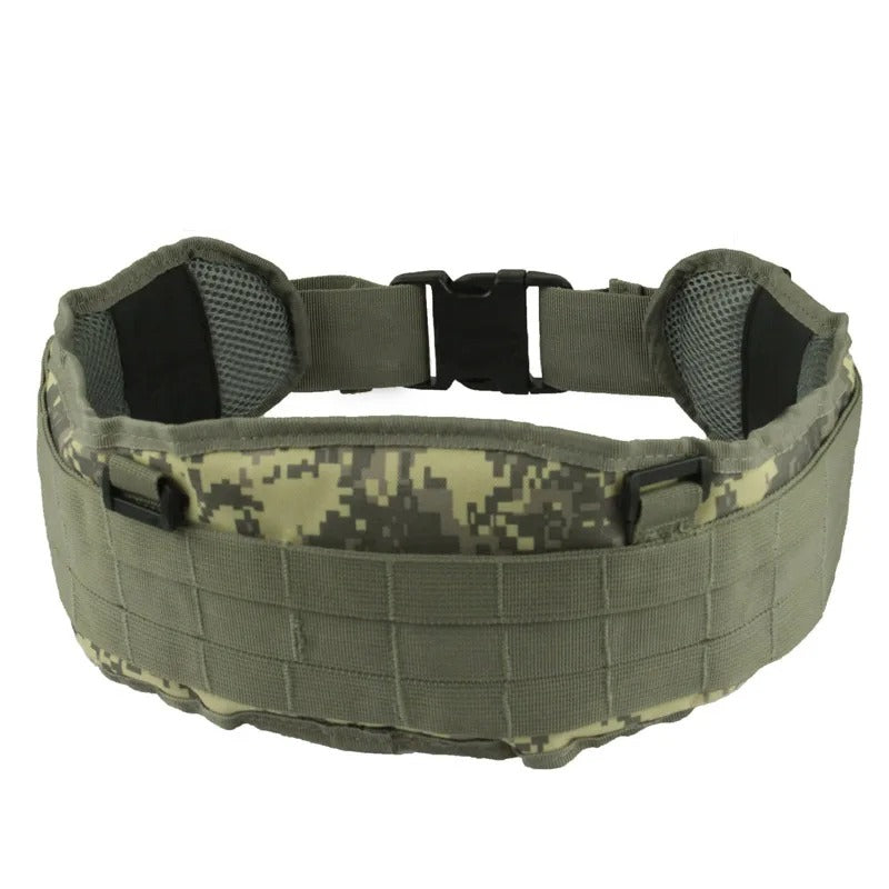 Military-Outdoors Tactical Belt in Camo for outdoor gear belt enthusiasts