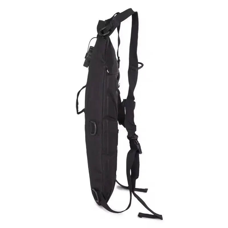 Black outdoor hydration backpack 3L with adjustable straps for outdoor activities