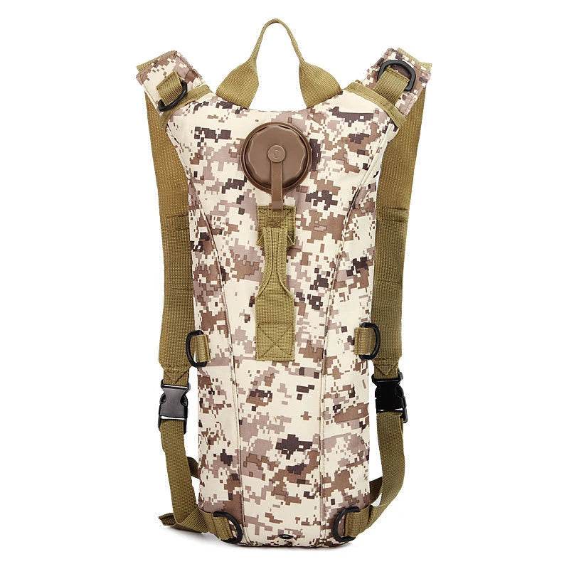 Camouflage outdoor hydration backpack 3L with adjustable straps for outdoor activities