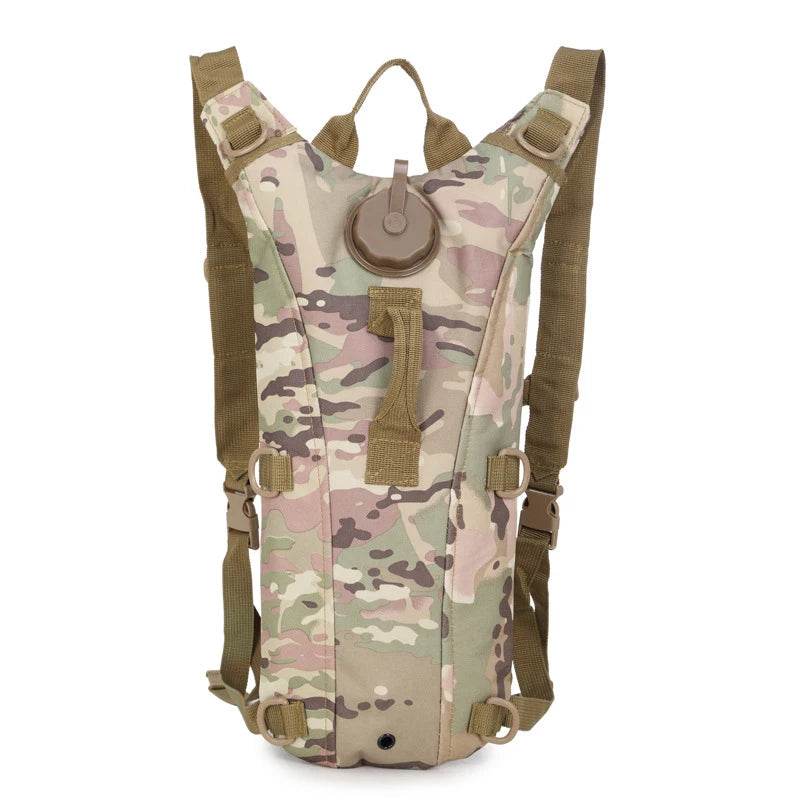 Military Camo Outdoor Hydration Backpack 3L with Lightweight Design for Hiking