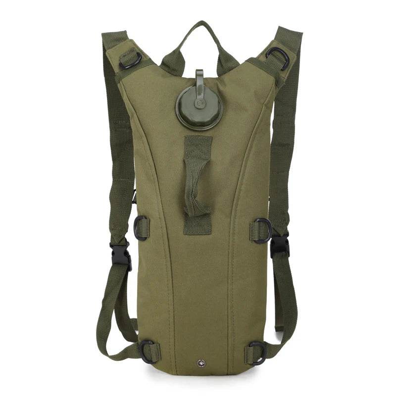 Military Outdoors Olive Green Outdoor Hydration Backpack 3L for Hiking and Outdoor Activities