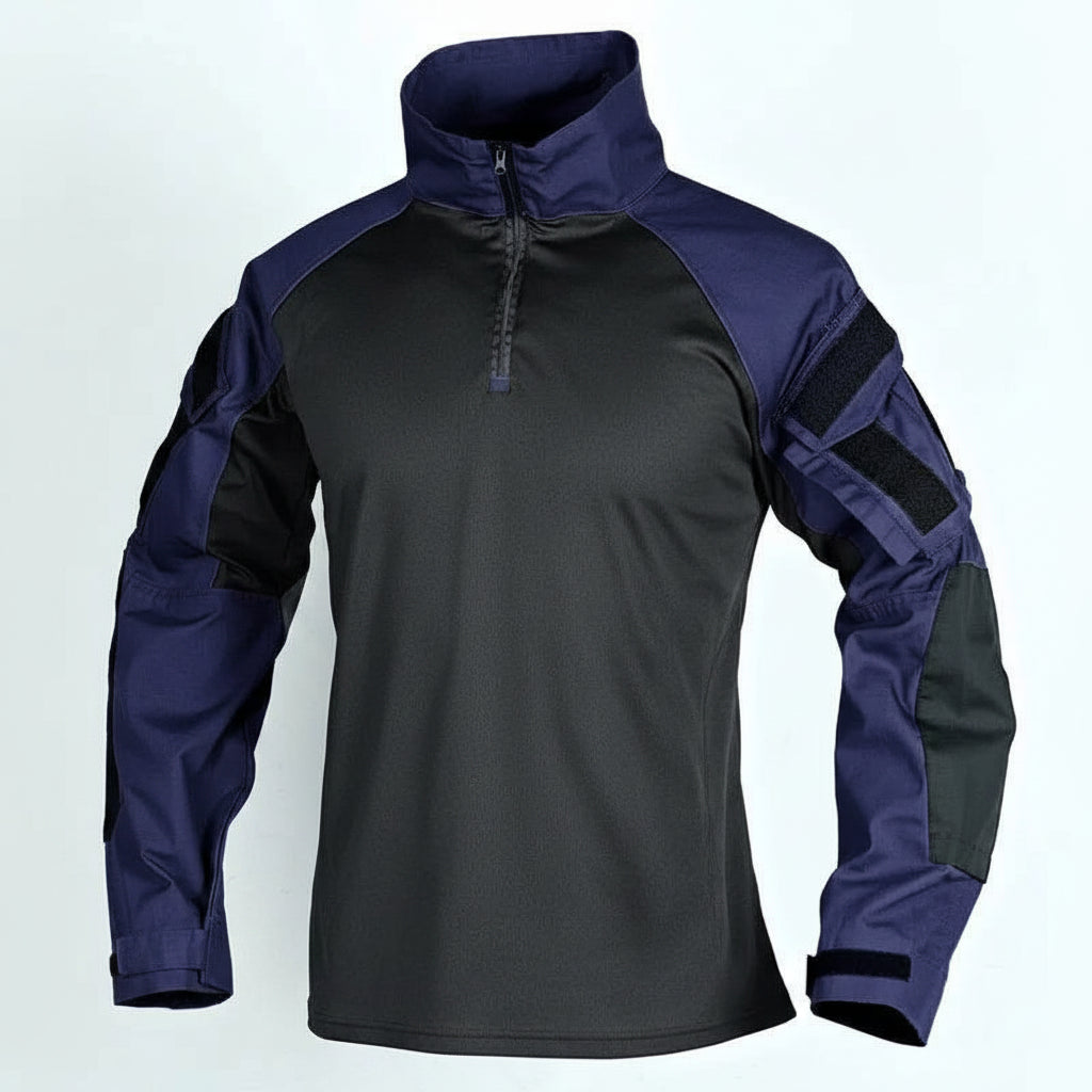 Long Sleeve Shirt in Dark Blue for Outdoor Activities