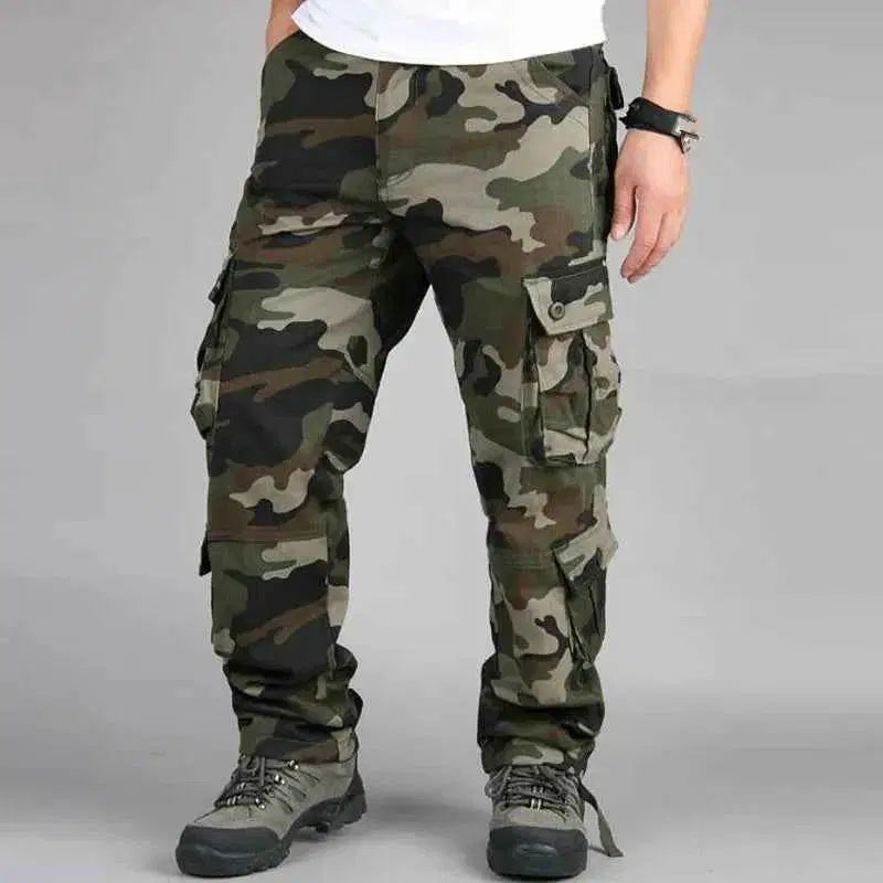 Military-Outdoors Camouflage Outdoor Pants for rugged outdoor activities