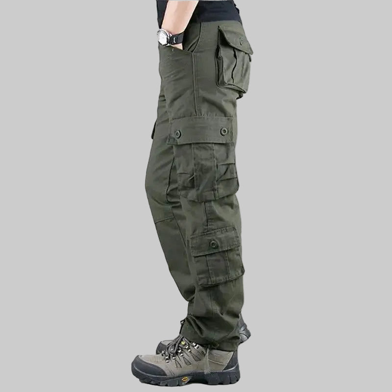 Military-Outdoors Green Cargo Outdoor Pants for Versatile Outdoor Activities