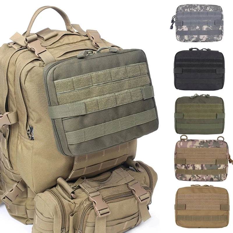 Military outdoor tool pouch in various colors for organized storage